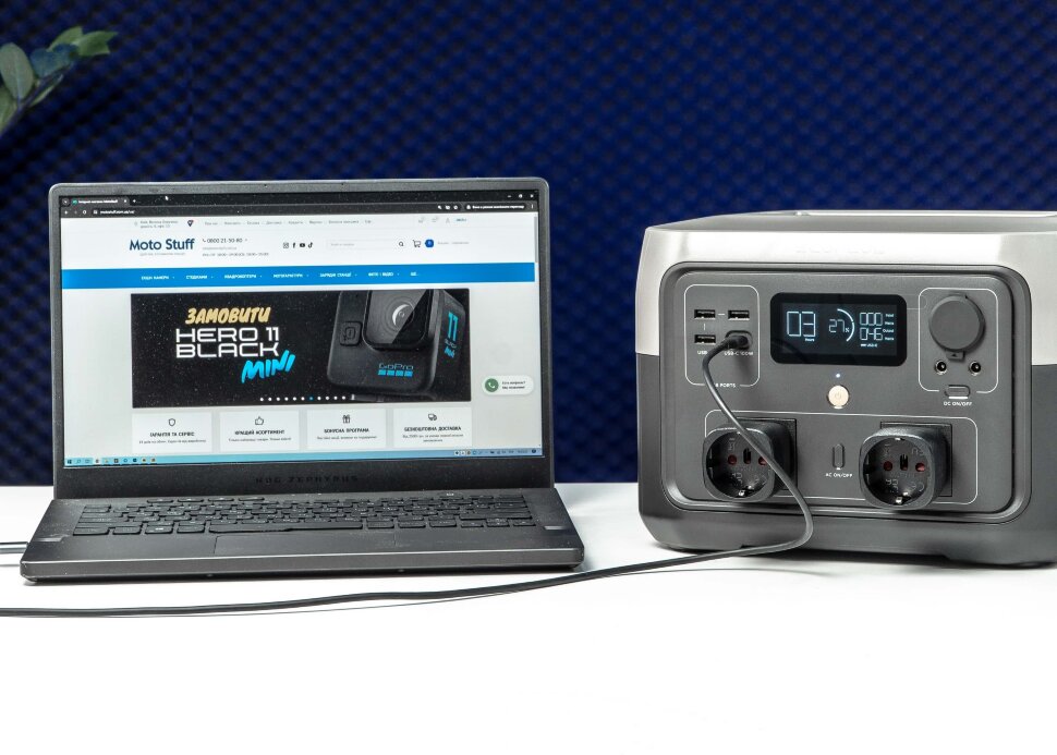 Зарядна станція EcoFlow RIVER 2 Max (SW версія) (512 Вт·ч / 500 Вт)