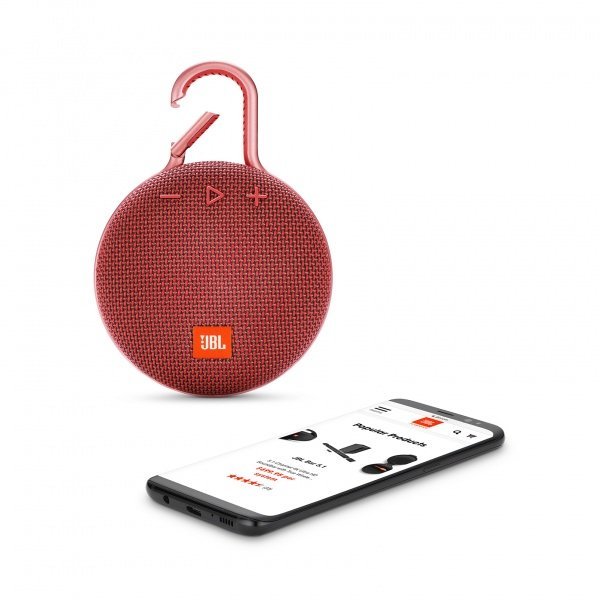 Портативная система JBL Clip 3 Red (JBLCLIP3RED)