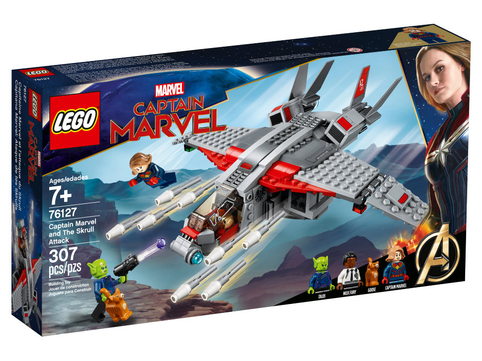 Конструктор Lego Super Heroes: капитан Марвел и атака скруллов (76127)