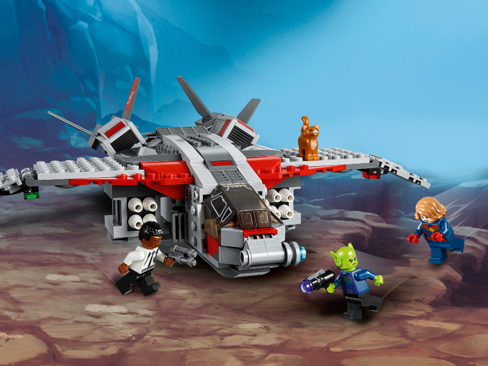Конструктор Lego Super Heroes: капитан Марвел и атака скруллов (76127)