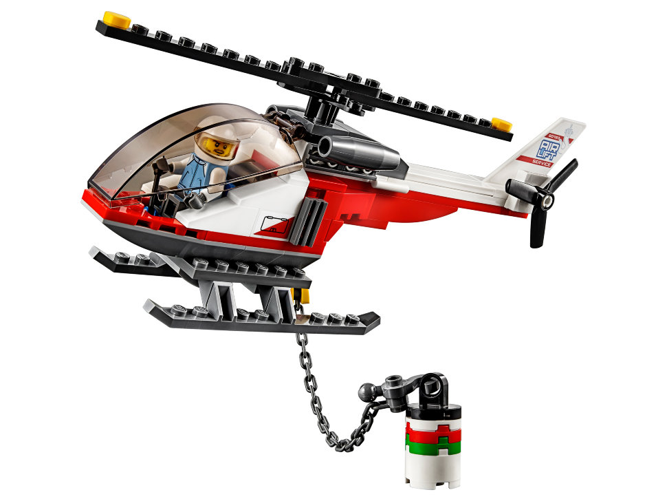 Конструктор Lego City: перевозчик вертолета (60183)