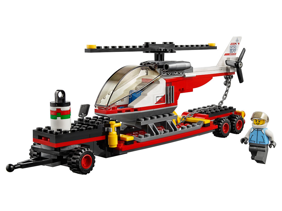 Конструктор Lego City: перевозчик вертолета (60183)