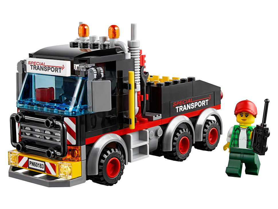 Конструктор Lego City: перевозчик вертолета (60183)