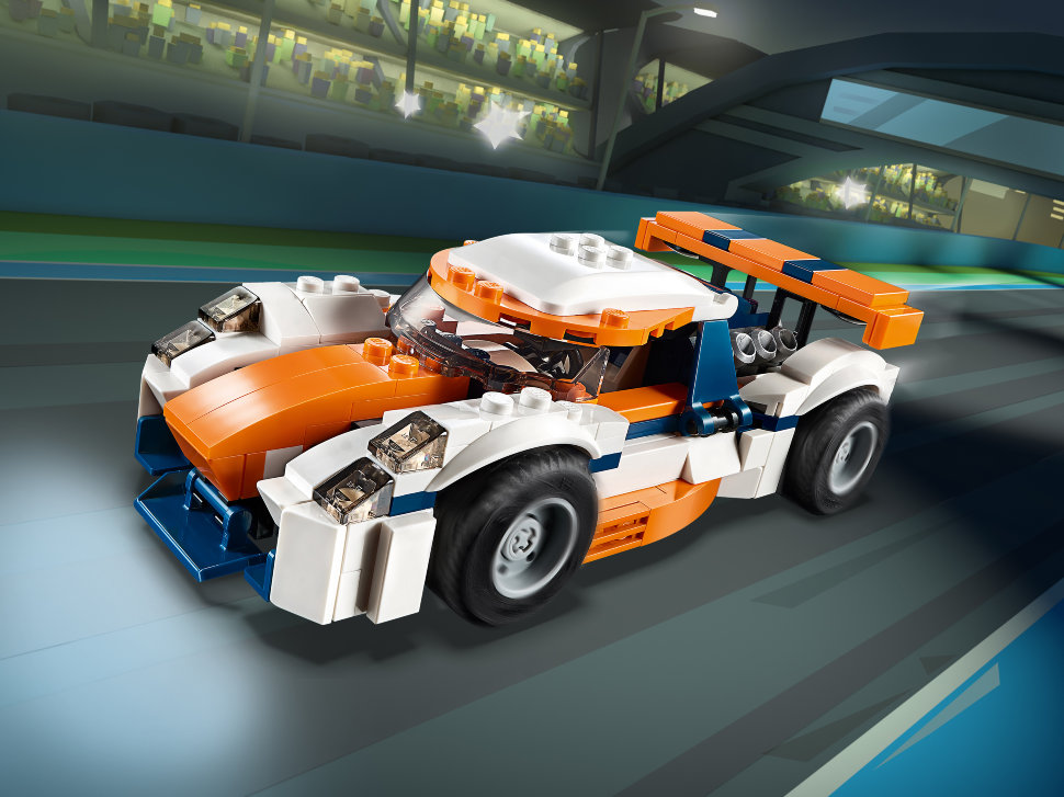 Конструктор Lego Creator: Оранжевый гоночный автомобиль (31089)