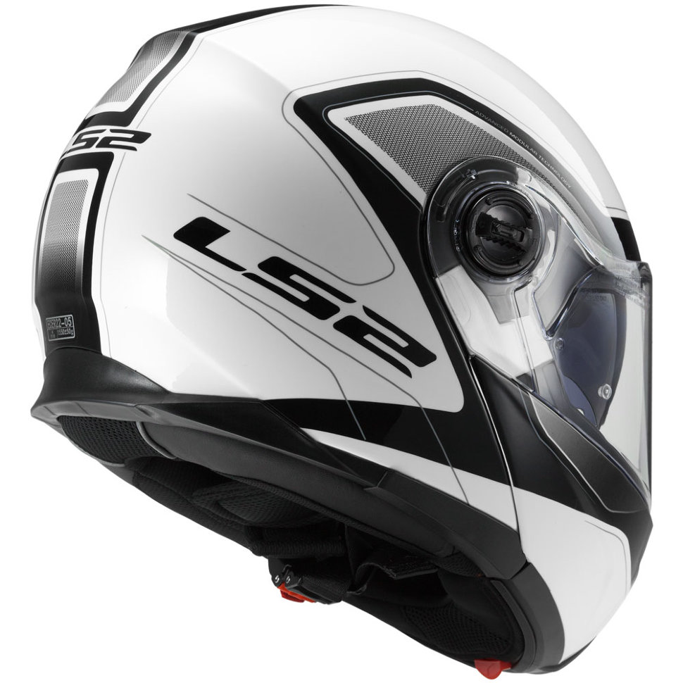 Мотошлем LS2 FF325 Strobe Civik White/Black