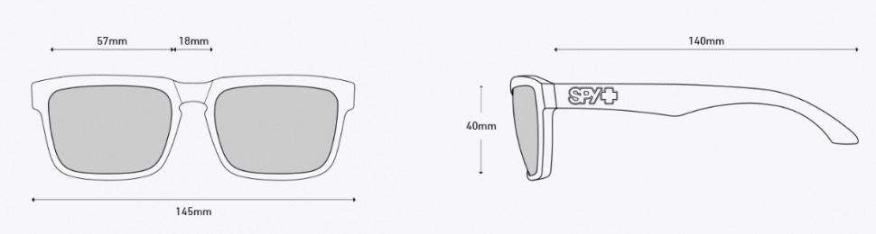 Солнцезащитные очки SPY+ Helm Whitewall Grey W/Navy Spectra (673015809121)