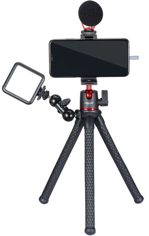 Гибкий прорезиненный штатив Ulanzi с держателем телефона (MT-11)