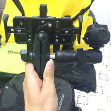 Дополнительное крепление с шаром на соединительный кронштейн OsoPro Mounts (RAM совместимо) (TZ021)