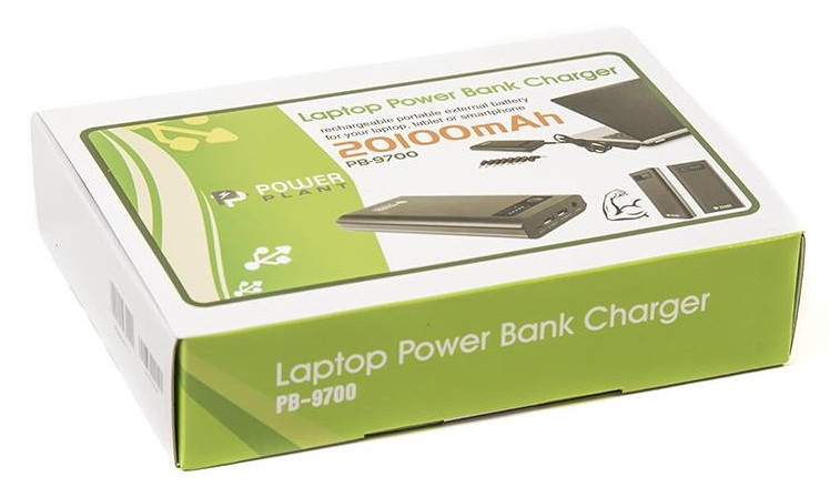 Універсальна мобільна батарея PowerPlant PB-9700 20100 mAh Black (PB930111)