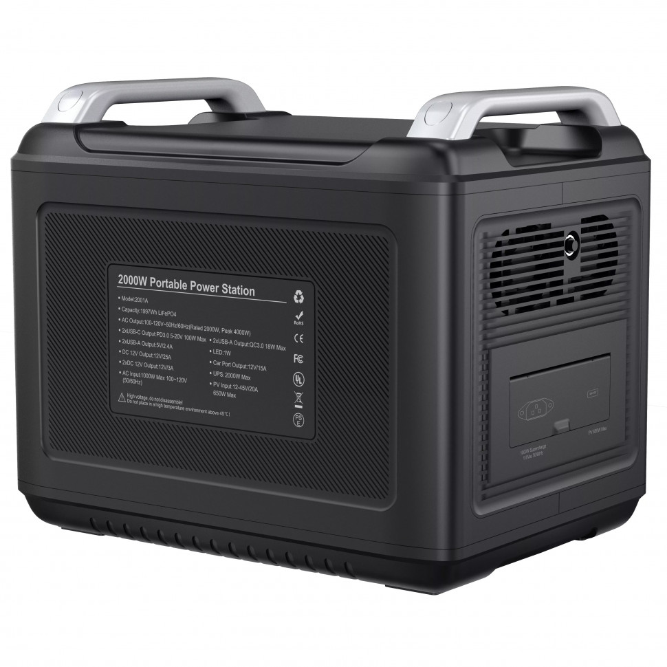 Зарядная станция EcoPlay P2001 (1997 Вт·ч / 2000 Вт)