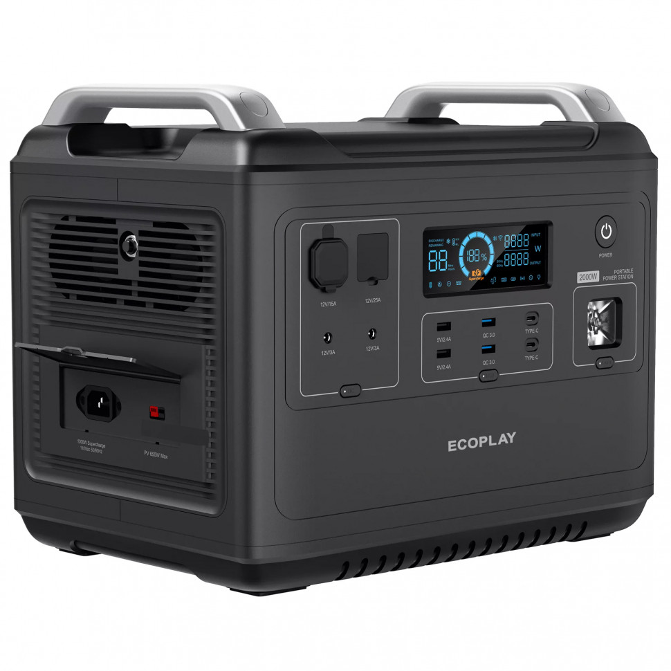 Зарядная станция EcoPlay P2001 (1997 Вт·ч / 2000 Вт)