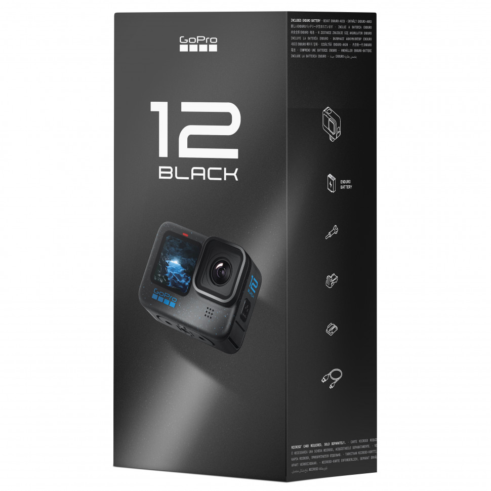 Экшн-камера GoPro Hero 12 Black (CHDHX-121-RW)