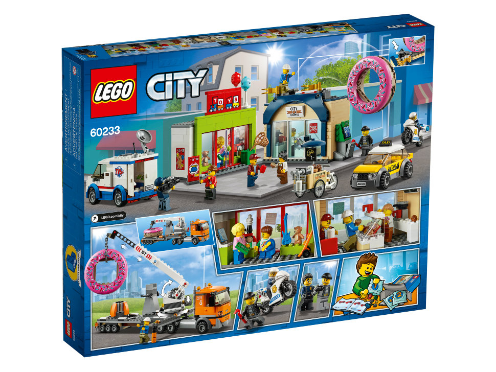 Конструктор Lego City: открытие магазина по продаже пончиков (60233)