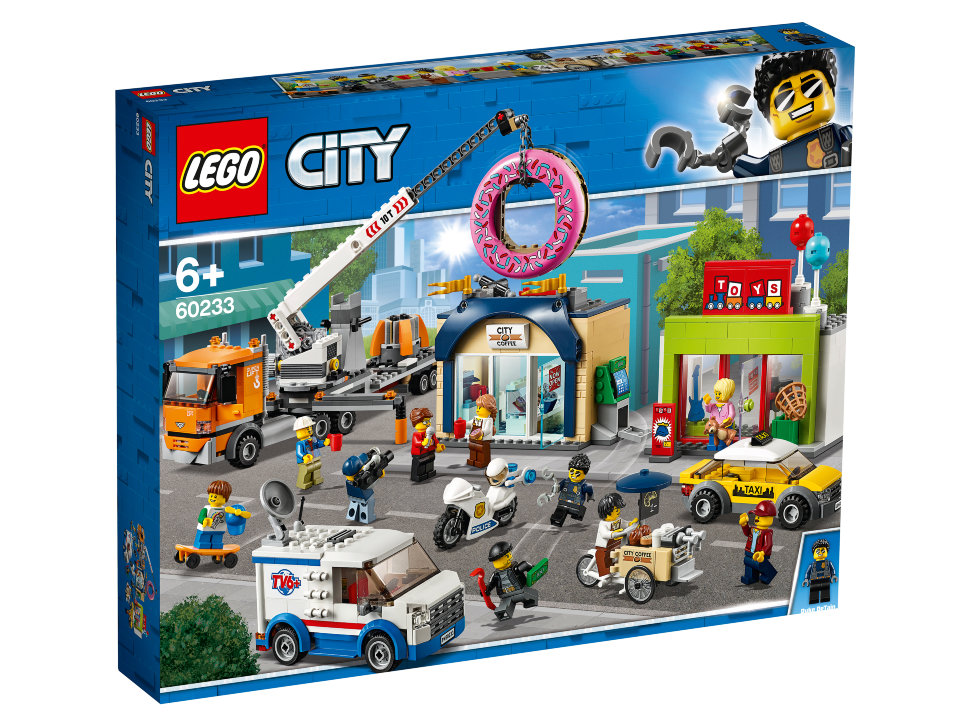 Конструктор Lego City: открытие магазина по продаже пончиков (60233)