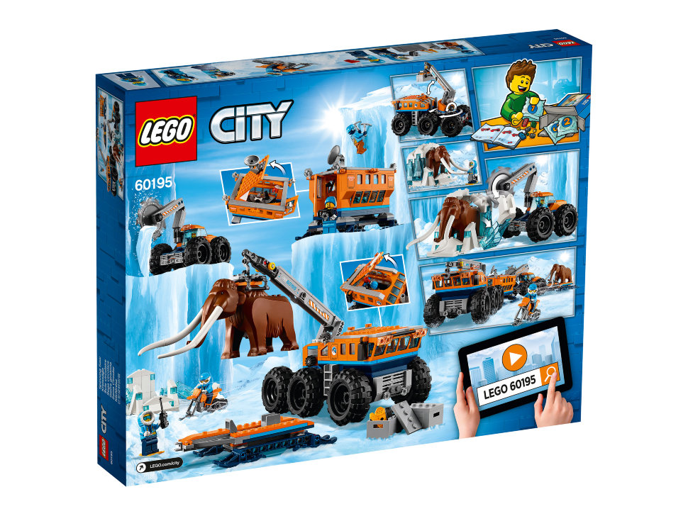 Конструктор Lego City: передвижная арктическая база (60195)
