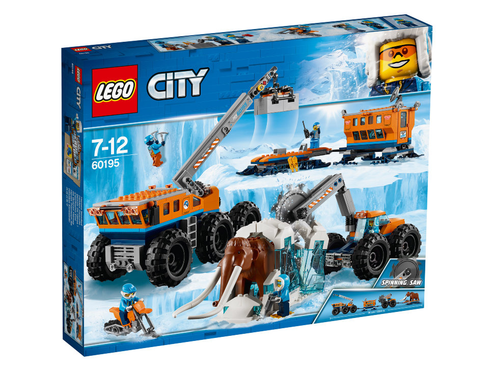 Конструктор Lego City: передвижная арктическая база (60195)