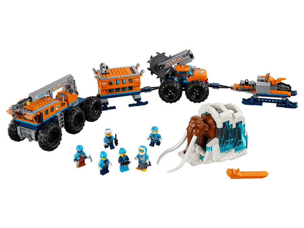 Конструктор Lego City: передвижная арктическая база (60195)