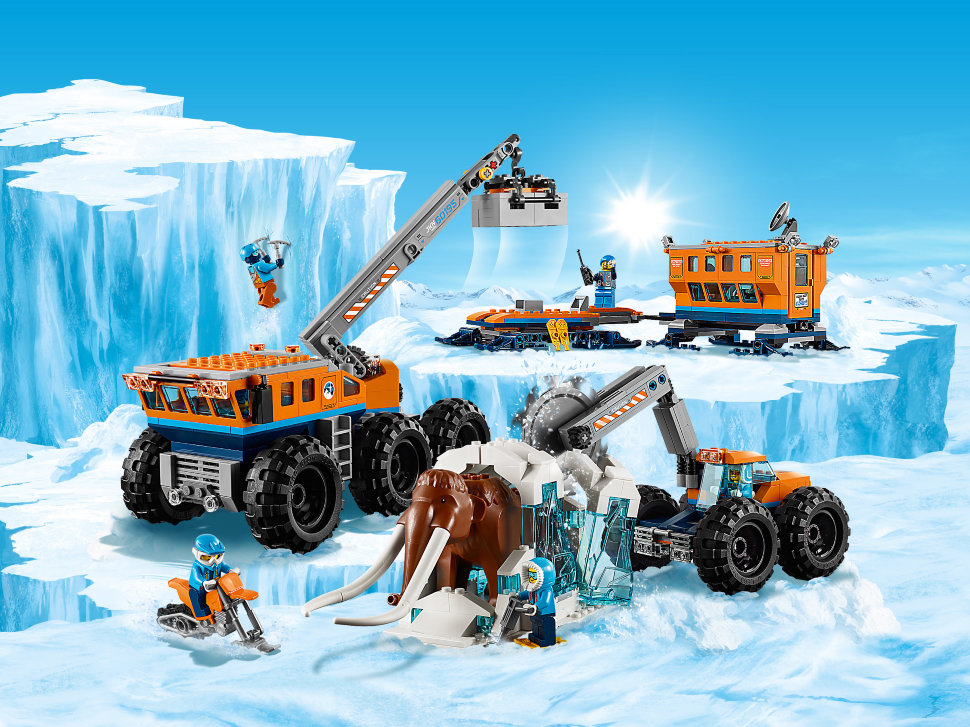 Конструктор Lego City: передвижная арктическая база (60195)