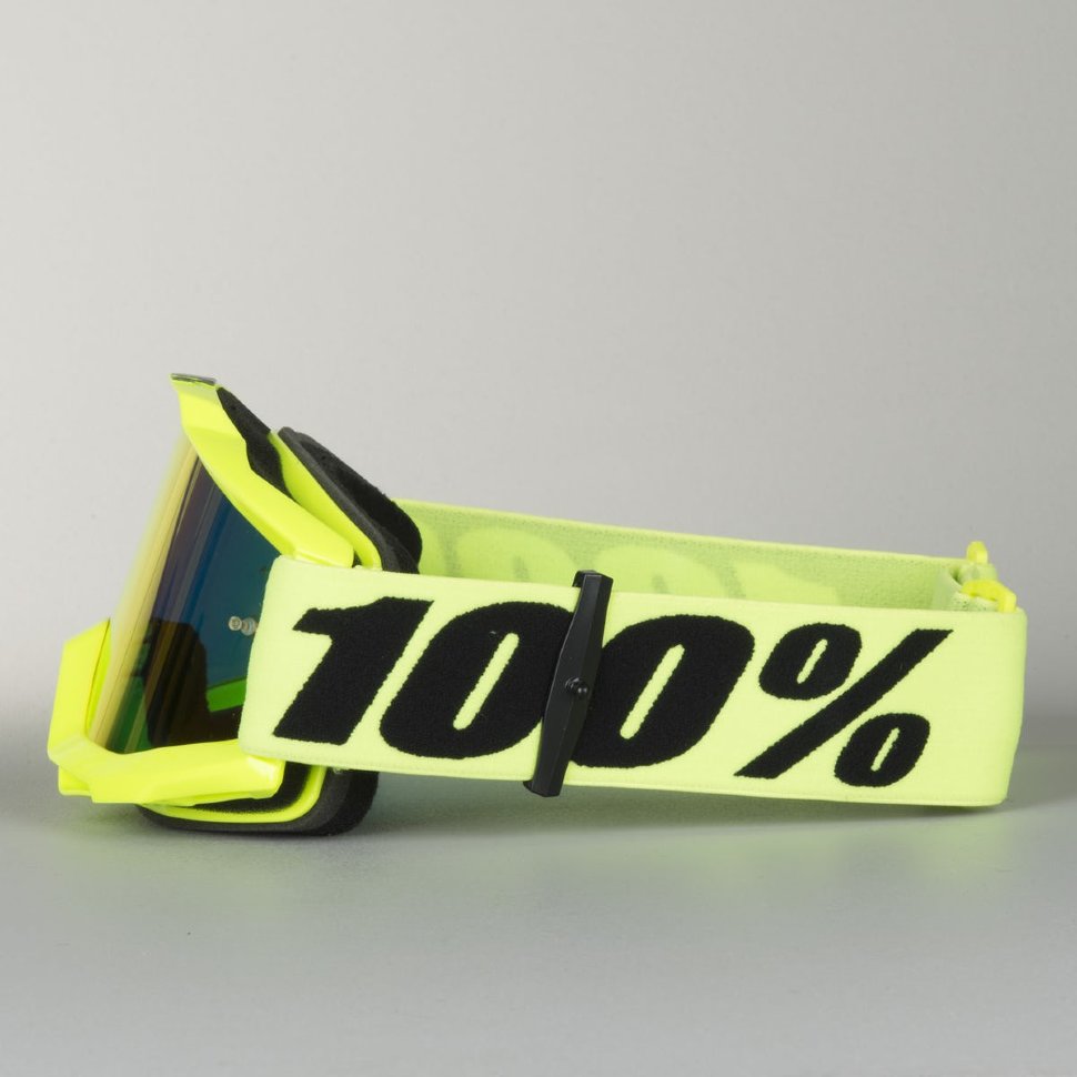 Мото очки 100% Accuri Fluo Yellow Mirror Lens Gold (50210-004-02)