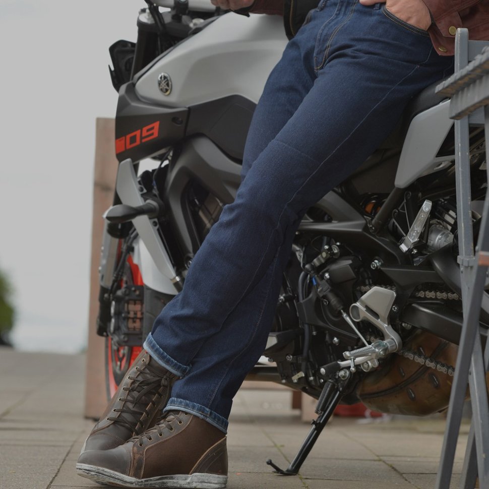 Мотоджінси Oxford Jean Slim MS Rinse Short