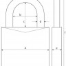 Мотозамок навесной ABUS 55/50 (28588)