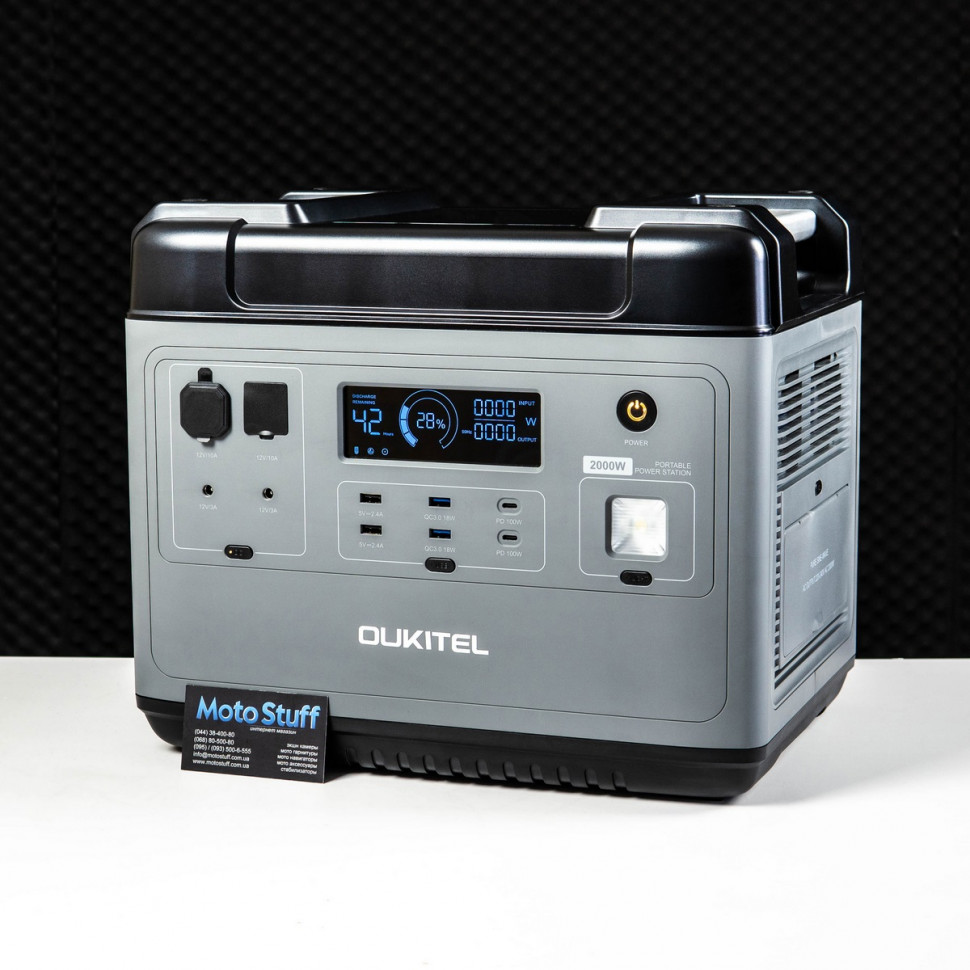 Зарядна станція Oukitel P2001 (P2001EU) (2000 Вт·год / 2000 Вт)