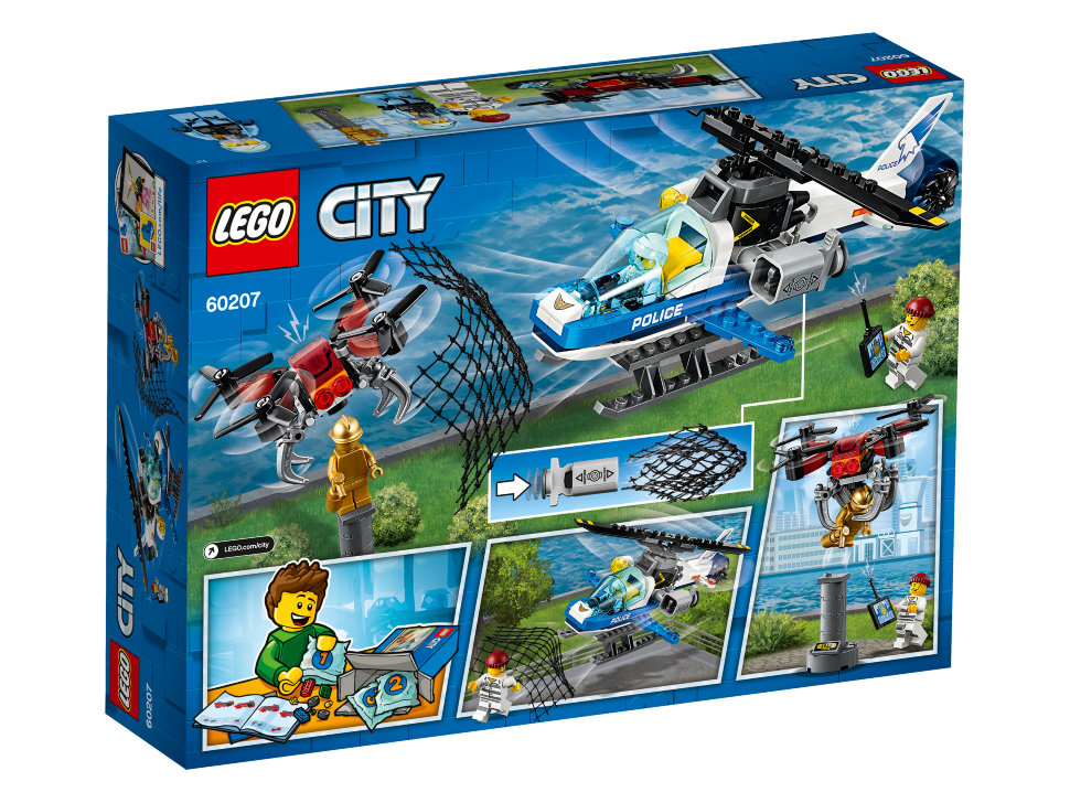 Конструктор Lego City: воздушная полиция: погоня дронов (60207)