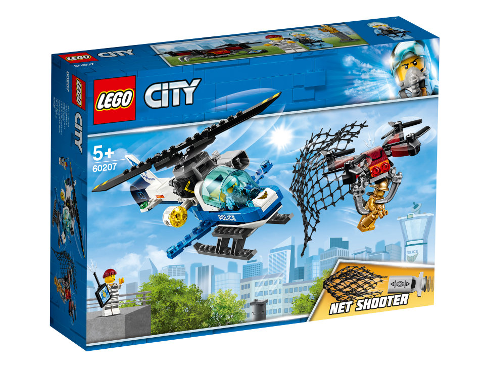 Конструктор Lego City: воздушная полиция: погоня дронов (60207)
