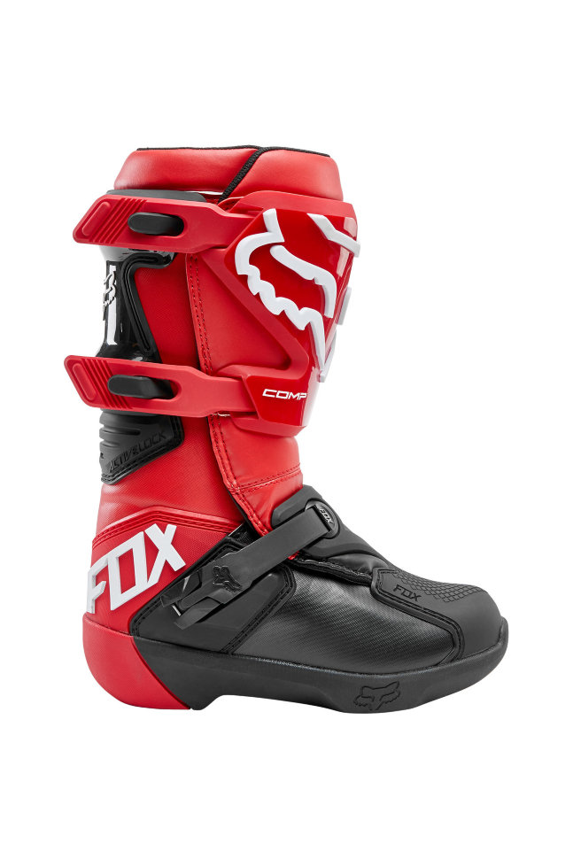 Мотоботы детские FOX Youth Comp Flame Red