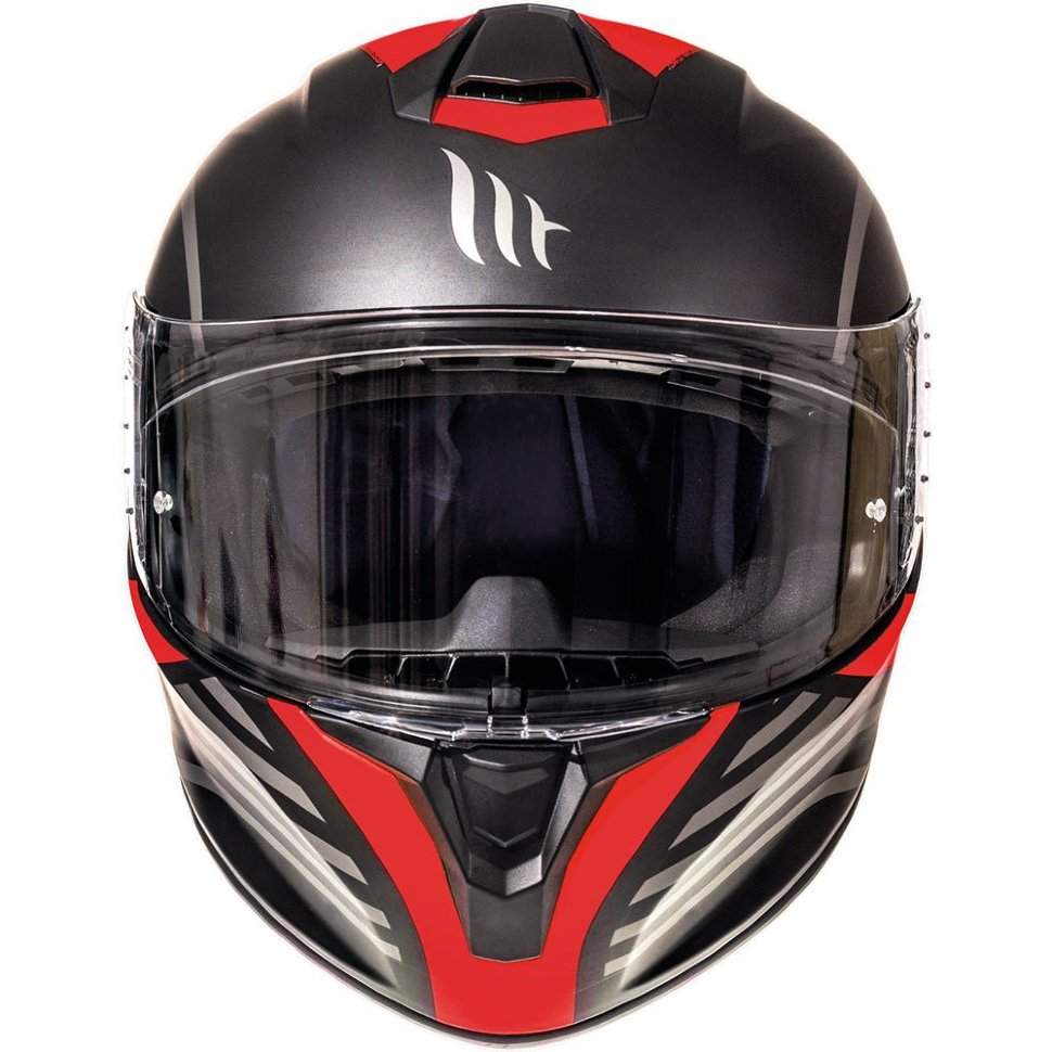 Мотошлем MT Helmets Targo Doppler Matt Fluor Red