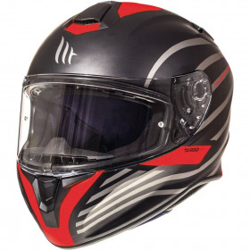Мотошлем MT Helmets Targo Doppler Matt Fluor Red
