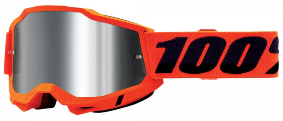 Мото очки 100% Accuri Goggle II Orange Mirror Silver Lens (50221-252-05)