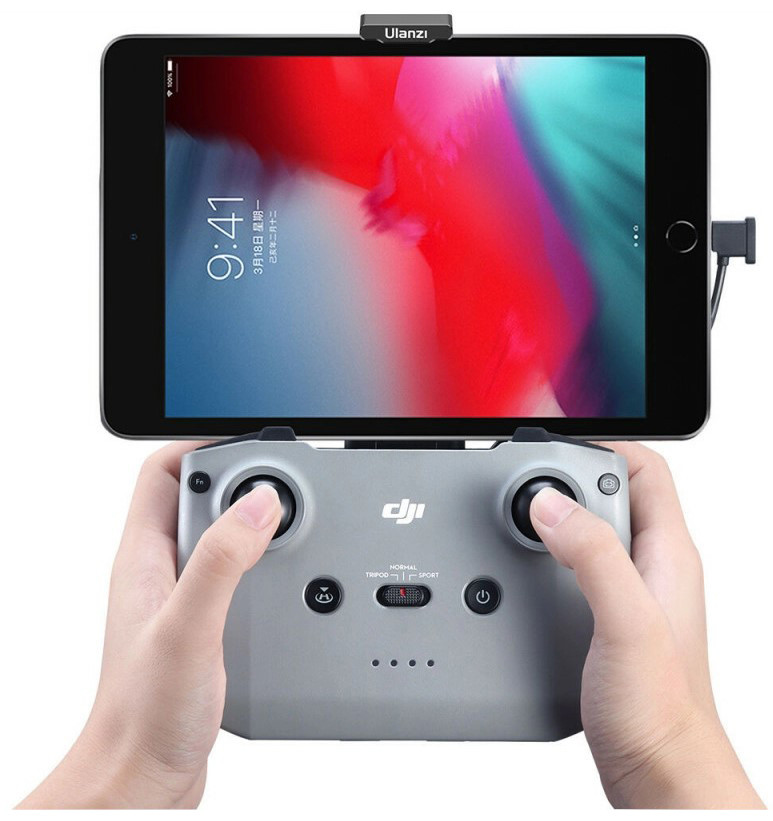 Металлический держатель планшета Ulanzi для пульта DJI Mavic Air 2/ Mini 2 (DR-08)