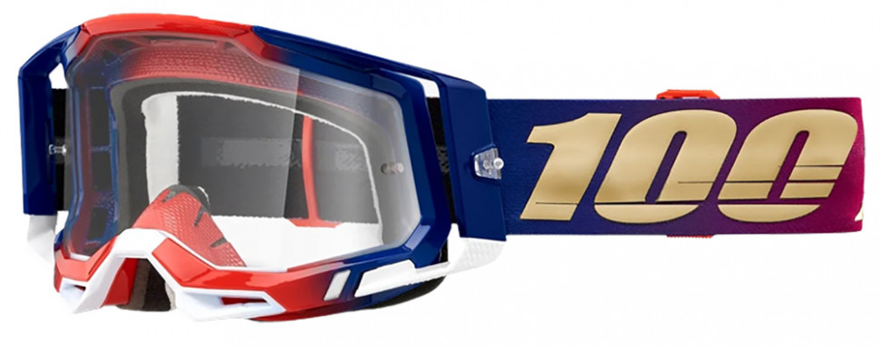 Мото очки 100% Racecraft 2 Goggle United Clear Lens (50121-101-19)