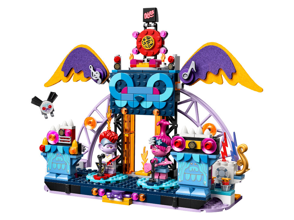 Конструктор Lego Trolls: концерт в городе Рок-на-Вулкане (41254)