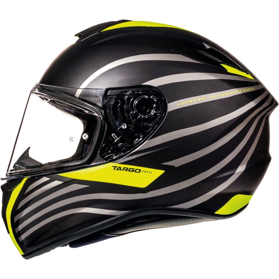 Мотошлем MT Helmets Targo Doppler Black/Yellow