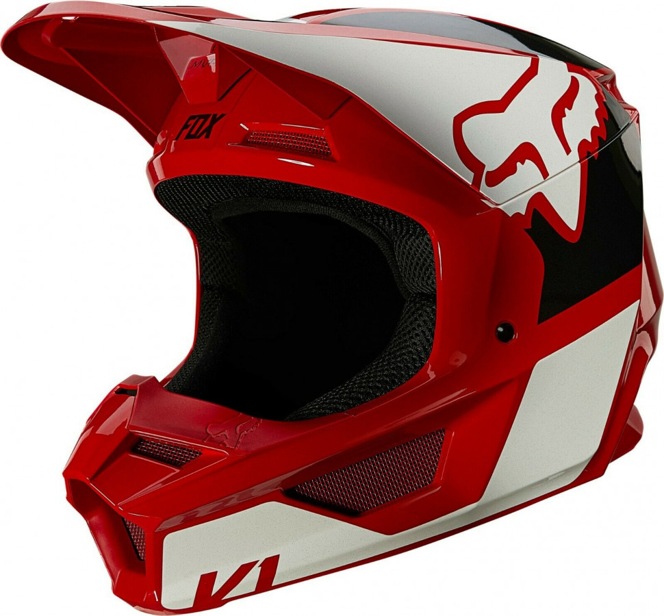 Мотошлем FOX V1 Mips Revn Helmet Flame Red