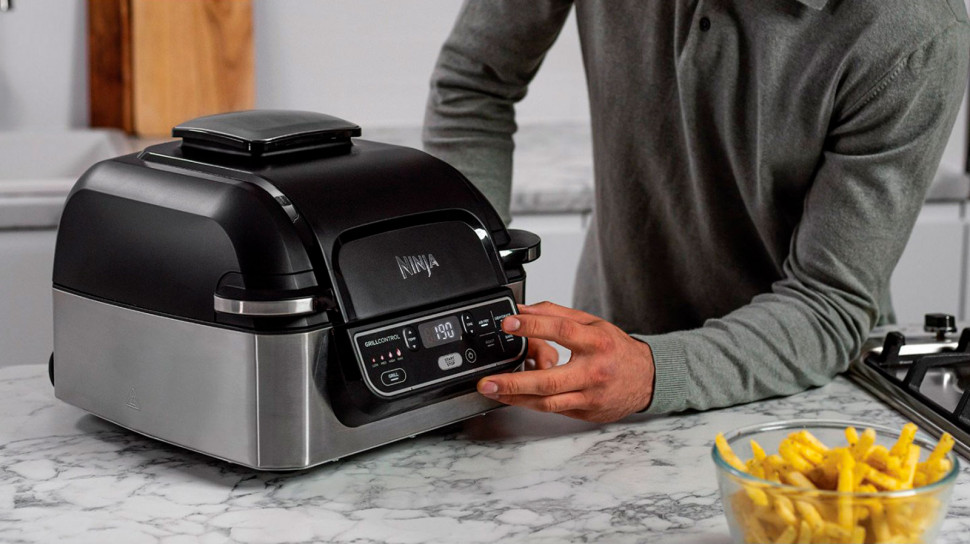 Гриль электрический Ninja Foodi Health Grill & Air Fryer (AG301EU)