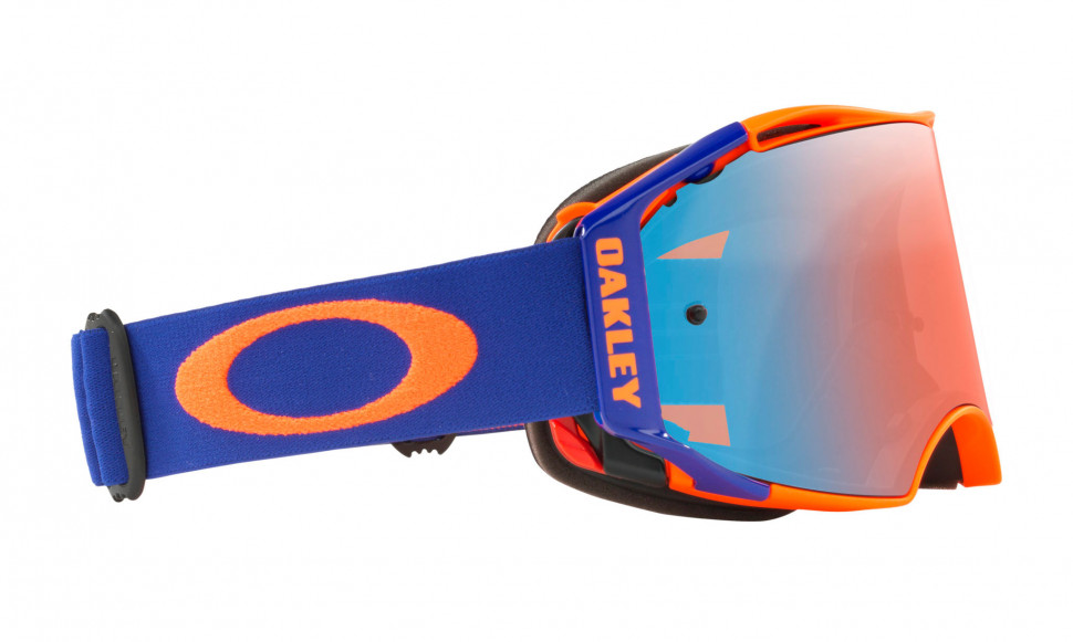 Мото очки Oakley Airbrake MX/ Flo Orange Blue/ Prizm (OO7046-61)