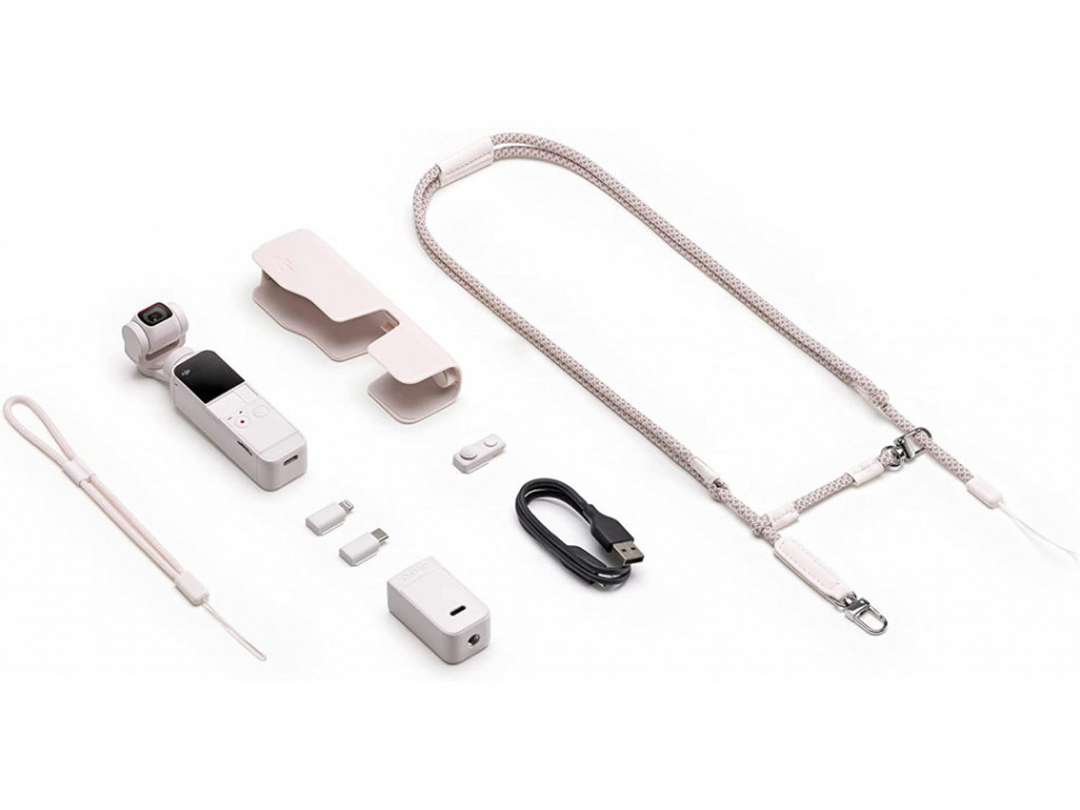 Cтедикам c камерой DJI Pocket 2 Exclusive Combo Sunset White