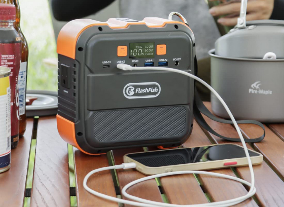 Зарядная станция Flashfish Portable Power Station A101 (FFA101) (120 Вт·ч / 120 Вт)
