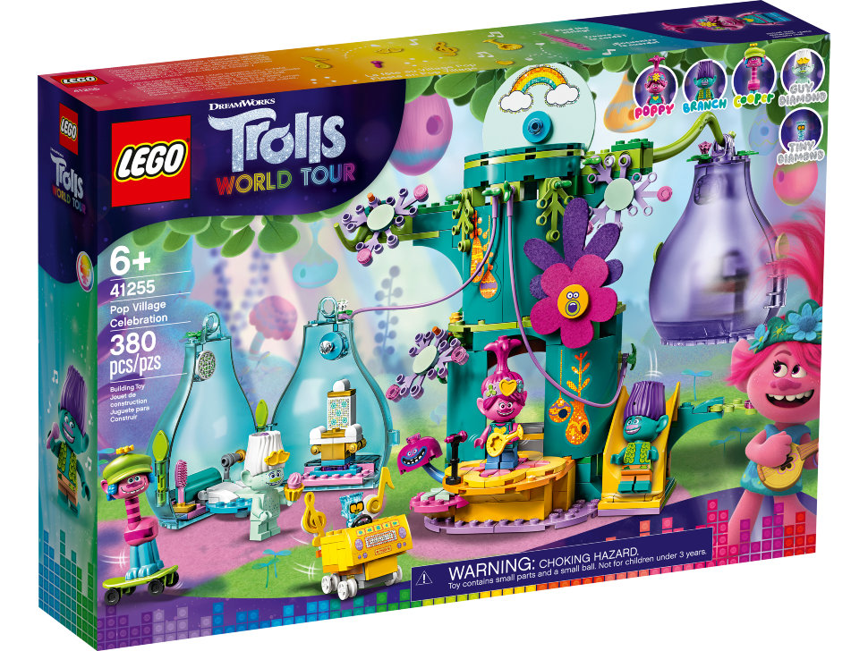 Конструктор Lego Trolls: праздник в Поп-сити (41255)