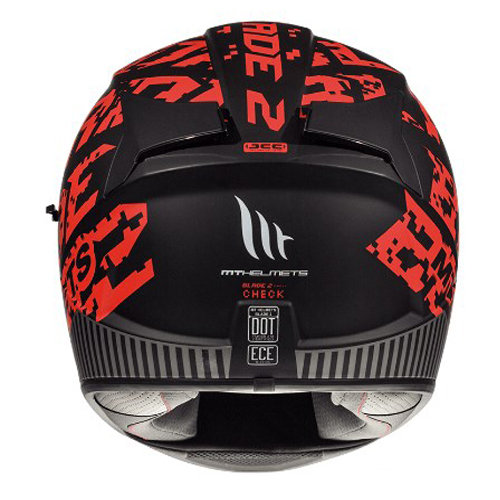 Мотошлем MT Helmets Blade 2 SV Check Black/Red