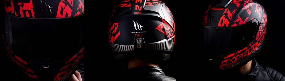 Мотошлем MT Helmets Blade 2 SV Check Black/Red