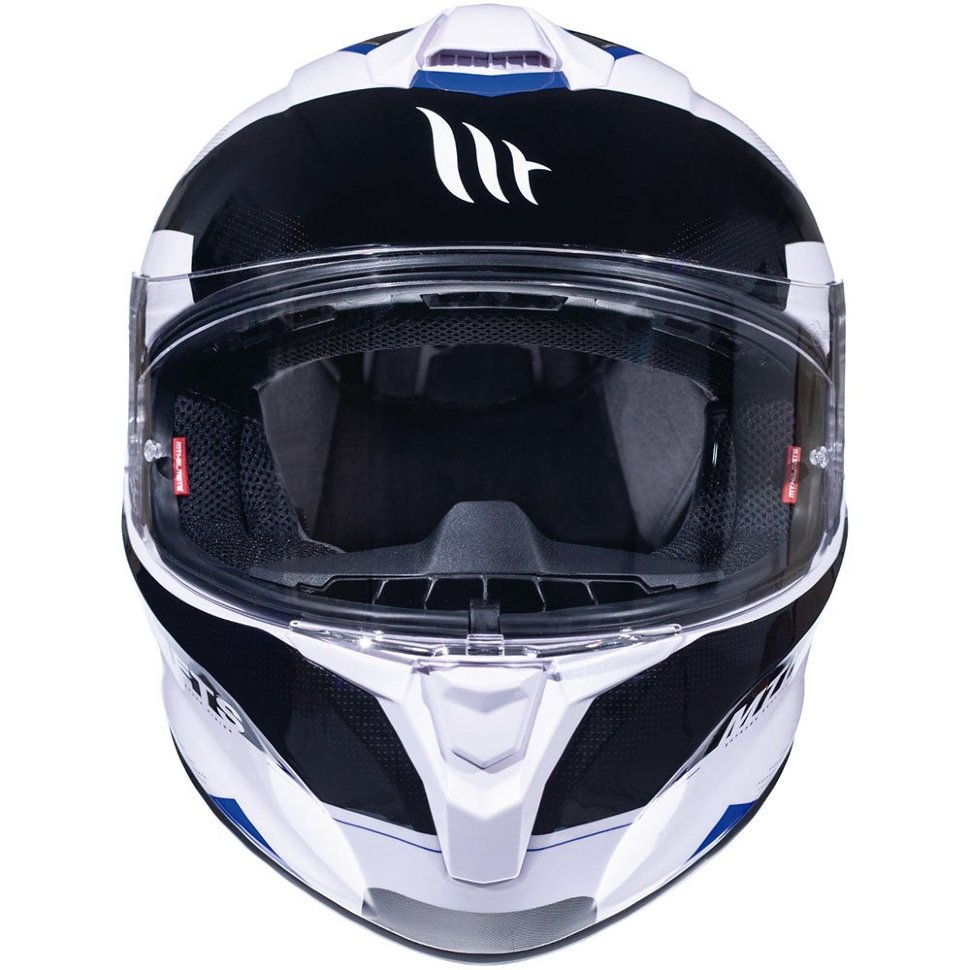 Мотошлем MT Helmets Targo Enjoy White/Black/Blue