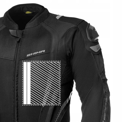 Мотокуртка Shima Mesh Pro Black/White