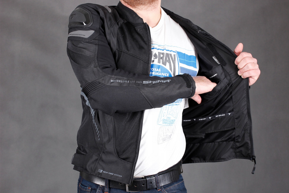 Мотокуртка Shima Mesh Pro Black/White