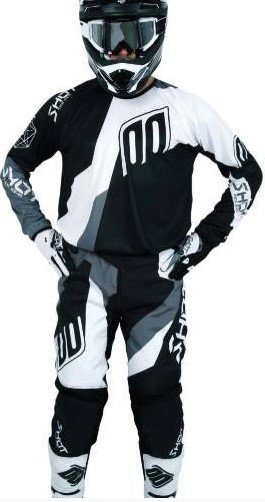 Мотоджерси Shot Racing Devo Alert Black/White