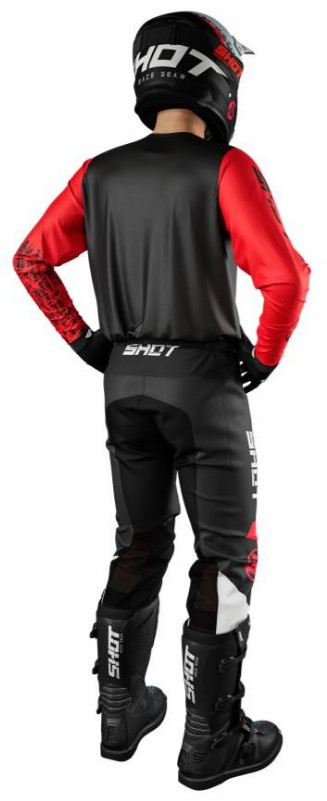 Мотоштаны Shot Racing Slam Line Red