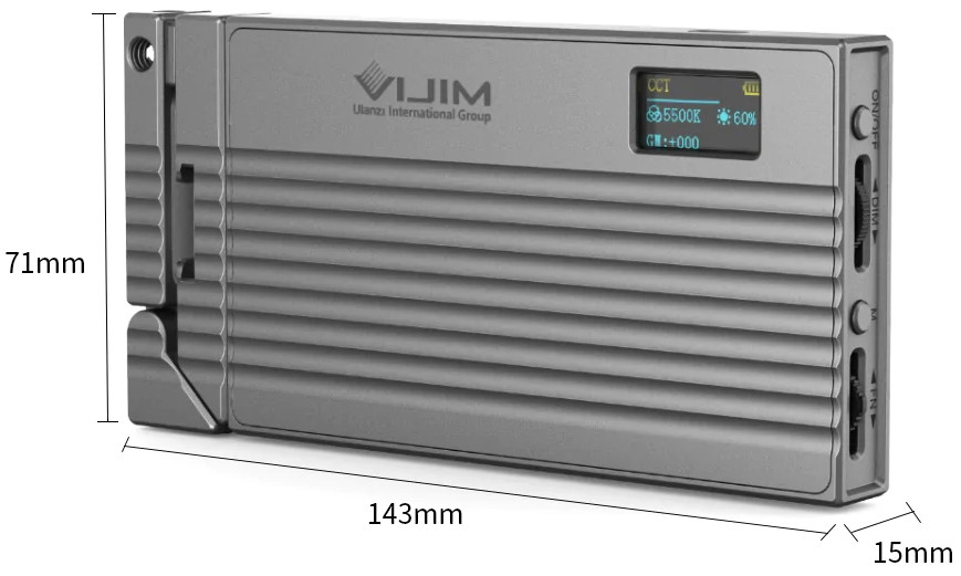 Компактный LED свет Ulanzi Vijim R70 RGB со встроенным аккумулятором (2349)